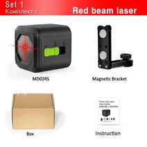 clubiona 2021 새로운 디자인 및 고성능 셀프 레벨링 diy 경제적인 수평 및 수직 크로스 라인 레이저 레벨, 협력사, md02rs 플러스