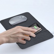 니즈레이더 멀티 무선충전패드 무선충전 마우스패드 스마트폰 핸드폰 고속충전 kc인증 ST1500 컴퓨터 pc 데스크톱, 상세페이지 참조