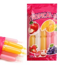 트로피칼바 x3개/짜먹는젤리 얼려먹는젤리 쭈쭈바, 450ml, 3개
