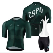 여름 반팔 남성 사이클링 반바지 멜빵 세트 2023 CSPD 의류 MTB 야외 산악 CONCEPTSPEED RACINGCLUB