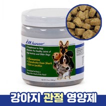 인핸서 강아지 관절 영양제 기능성 간식 칼슘 콘드로이친 글루코사민340g 1통