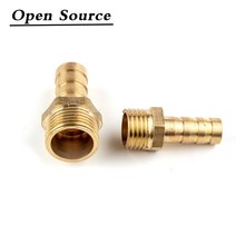 철근커플러 각종커플러 에어공구 수공구호스 바브 테일 4 ~ 25MM 황동 파이프 피팅 1/8 "1/4" 3/, 01 19mm Barb_06 1