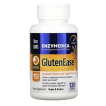 엔자이메디카 글루텐 GlutenEase 120 캡슐 Amylase 아밀레이스 Protease 단백질분해효소 Glucoamylase 말테이스 cellulose 셀룰로스