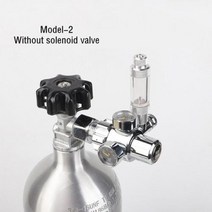 DIY 수족관 CO2 레귤레이터 마그네틱 솔레노이드 키트 체크 밸브 액세서리 리액터 제너레이터 시스템, 3+G5-8