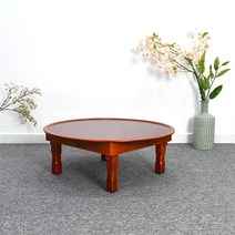 남원은행공방 원형상 남원 밥상 집들이상 접이식, 원형 2.3 지름69cm