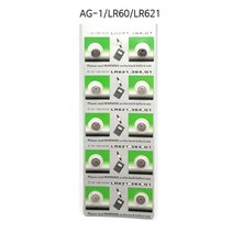 쏭쏭이 수은 동전 동그란 전지 AG1 LR60 LR621 빠떼리 LED등, 1개, 1개