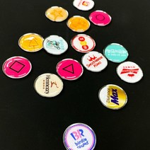 [천삼백케이] [골피아] 골피아 핵인싸 골프 볼마커 로고 패러디 에폭시 볼마크 15종, 7. 골테리아