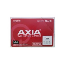 AXIA 엑시아 231 골드 초강력 순간접착제 50g (1박스 20개)