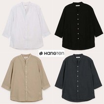 행텐 남성 텍스쳐드 7부 셔츠(10320-020-411-89)