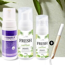 뷰티하이 속눈썹 프레쉬 버블래쉬폼샴푸+브러쉬(160ml 50ml 3종택) 속눈썹부자재, 1개, 03_래쉬케어 프레쉬샴푸(160ml)+브러쉬