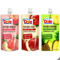 Dole 워터젤리 130ml x 20개 복숭아 사과 파인애플