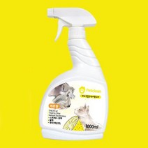 펫크린 탈취제1000ml 레몬향 애견향수 냄새제거 보습, 3개
