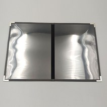 을지메뉴 모던아트 M사이즈 고급 메뉴판 제작, 1개, 고급2단 모던그레이