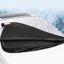 듀라이프 자동차 성애 앞유리 차 덮개 겨울 커버 경차 모닝 레이 블랙박스용, 경차형