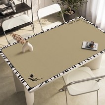 가죽 식탁매트 식탁 테이블 책상 보호필름 유리대용 가죽 방수 식탁매트, 90x120cm, B