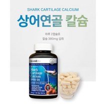 상어연골 칼슘 팽현숙 어골칼슘 영양제 SCP추출물 분말 가루 파우더 캡슐 무릎 관절 연골 뼈 치아 손가락 손목 어깨 건강 여성 임산부 청소년 성장기 어린이 캐나다 직수입 직구, 180캡슐(3개월) x 1개