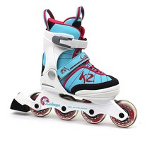 K2 아동용 케이던스 인라인스케이트, 블루 + 핑크