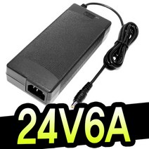 명호전자 DC 24V 아답터 1A 1.5A 2A 3A 3.5A 5A 6A 8A 9A 어댑터, MH2418_24V 6A 해외인증