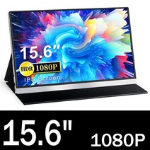 서브모니터 초경량 포터블 휴대용 미니 모니터 15.6 인치 4k 3840 x 2160 hdmi type-c 3.1 x-box 스위치 노트북 ps5 4용 초 확장 화면, 1080p, 미국 플러그