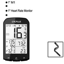 CYCPLUS M1 GPS 자전거 컴퓨터 자전거 속도계 사이클링 ANT 케이던스 심박수 센서 Garmin Wahoo Bryton IGPSPORT Strava, 업그레이드 된 C