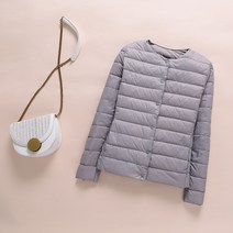 여성쇼트핏 오리털 경량 패딩점퍼 하늘비즈 A10 G755X618