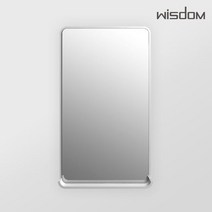 [위즈덤]액상아크릴 선반형 직사각거울 WD-2907-2, 단품