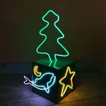 [에듀팜] 네온사인 무드등(박스형) 만들기 이색체험 DIY 키트