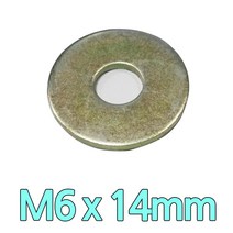 평와샤 m6볼트용 13.8mm 와샤, 1개