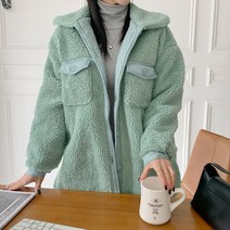 포도브 덤블 데일리 겨울 카라 자켓