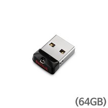 (SanDisk USB 핏 (Fit) Z33 (64GB/블랙 (CZ33-064G-G35 블랙, 1