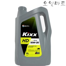 오일마트 GS 킥스 KIXX HD 10W30 6리터 디젤 엔진오일 DA, 1개, 6000ml