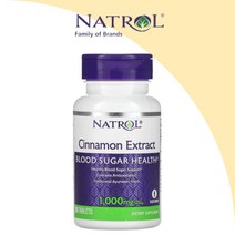 Natrol 네트롤 계피 추출물 시나몬 500 mg 80정