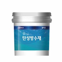 KCC 숲으로 탄성방수재 플러스 16kg 수용성 탄성 도막 방수재, 녹색