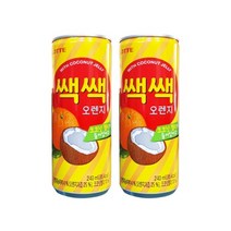 쌕쌕 오렌지 주스 캔 색색 오렌지 쥬스 캔음료 240ml 60개