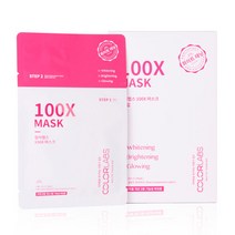[컬러랩스] 화이트태닝 100X 투스텝 마스크팩 5매, 상세 설명 참조, 상세 설명 참조