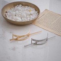 하우스티아브 메탈 반원 비녀 헤어핀