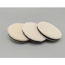 자동차광택기 소형광택기 일본 양모 폴란드어 패드 3 인치 80mm 기 용 전문 디테일링 패드, 3pcs 혼합 키트, 양모 휠
