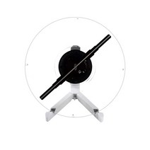 3D홀로그램 LED 매장 고화질 카페 영상 홀로그램팬, 20cm