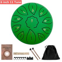 6inch Steel Tongue Drum Set Mini Hand Pan ith Drumstick Carrying Bag Percussion Musical Instruments, 10 6 inch 11 Tune