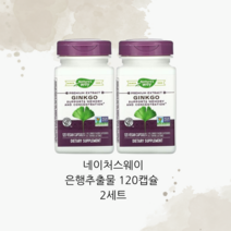 네이처스웨이 징코 은행추출물 120베지캡슐 2세트