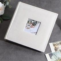 어린이집 졸업앨범 패브릭커버 50매 사진앨범 포켓파일 포카북 태교일지 티켓북, 리브리움 사진앨범 화이트