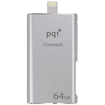 일본직발송 3. Lightning 단자 포함 USB 플래시 드라이브 PQI iConnect (64GB 실버) B010PUP25M, 상세 설명 참조0