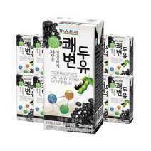 파스퇴르 쾌변두유 검은콩 190ml 20입 쾌변 증정품 식사대용, 12세트