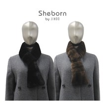 [진도끌레베] [백화점동일] 진도 Sheborn 무색 밍크 머플러 (AM67)