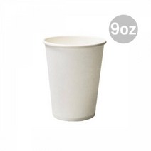 무지 자판기용 종이컵(9oz 50개 줄) 생활 종이컵 탕비 컵 테이크아웃컵 음료컵 사무 큰컵 음료 물컵, 1, 1