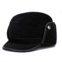 두께로 보온하는 중장 캡 남 노인 면모자 중 귀 보호대