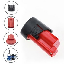 m12 배터리 케이스 밀워키 12v 리튬 이온 배터리 pcb 회로 기판 12v 1.3ah 플라스틱 쉘 상자 키트 수리 도구, 협력사