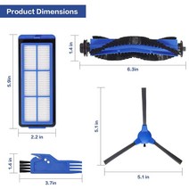 Anker Eufy L70 청소 로봇 진공 청소기 용 메인 브러시 사이드 HEPA 필터 걸레질 천 교체 악세사리