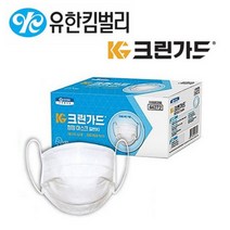 유한킴벌리 크린가드 국산 44272 일회용 마스크 50매