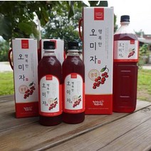 오미자주 오미자엑기스 오미자원액 오미자청 문경오미자차 1L 오미자즙 농부프린스, 500ml x 2병 (선물용)